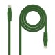 Nanocable Cable de red latiguillo RJ45 LSZH Cat.6A UTP AWG24, Verde, 0.5m 10.20.1800-GR